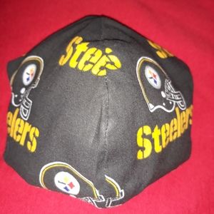 Reversible face mask extra large Steelers